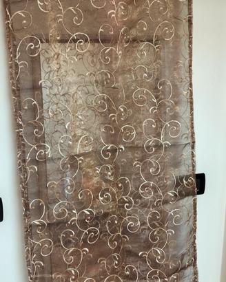 2 Teli Tenda x Finestra in Organza da Rifinire