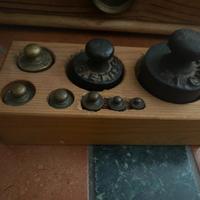 ANTICA BILANCIA VINTAGE 2 PIATTI PESA 5 kg O