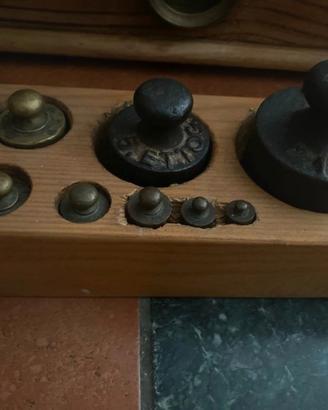 ANTICA BILANCIA VINTAGE 2 PIATTI PESA 5 kg O