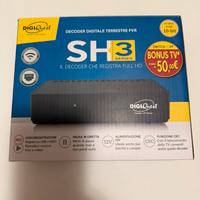 N°2 DECODER DIGITALI TERRESTRE DigiQuest SH3