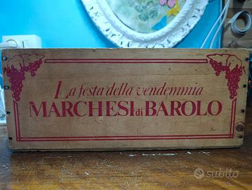 Cassetta in legno Marchesi di Barolo