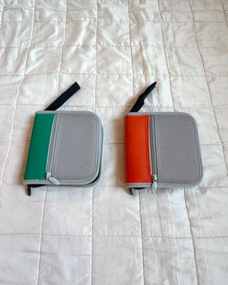 Set di 2 porta cd colorati