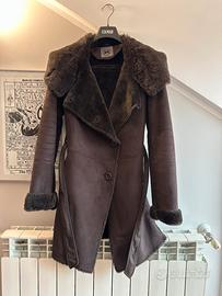 Gaudi eco montone / eco pelliccia cappotto donna