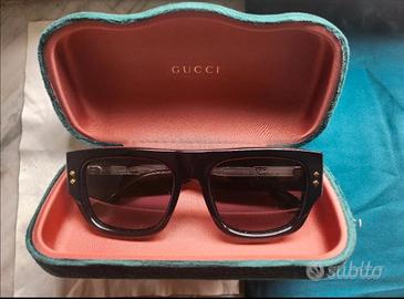 occhiali da sole originali Gucci oversize unisex