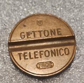gettone telefonico vintage 