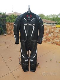 tuta moto 52 divisibile come NUOVA in pelle