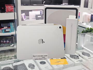Apple iPad 11" A16 128GB 2025 + Apple Pencil usb c