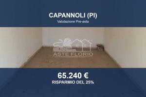Immobile in asta di 65 m² con box auto a Capannoli