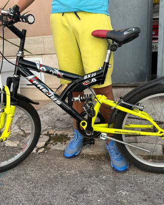 Mountain bike 20 bi-ammortizzata da ragazzino