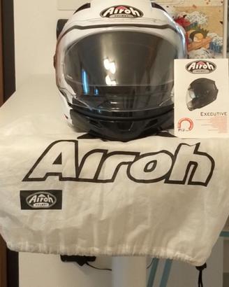 Casco semi integrale Bianco marca AIROH taglia XL