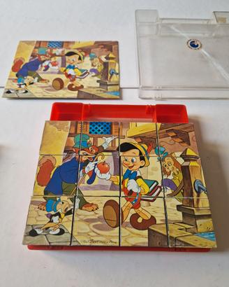 Cubo puzzle vintage Disney Clem Toys