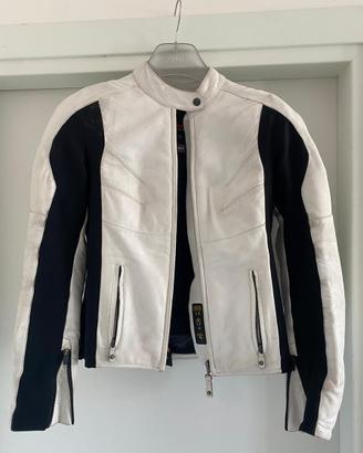 Giacca in pelle donna da moto marca Spidi tg.46