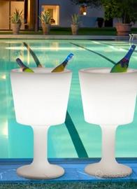 Secchiello Portaghiaccio Luminoso Slide Drink