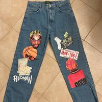 Jeans bershka x Rodman