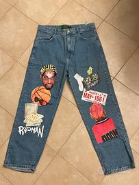 Jeans bershka x Rodman