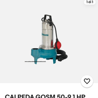 Pompa calpeda acque nere