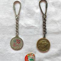 2 Portachiavi+spilletta Alpini Militaria