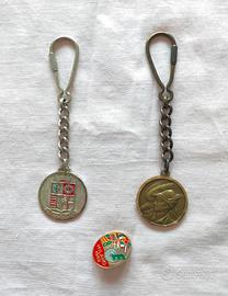 2 Portachiavi+spilletta Alpini Militaria