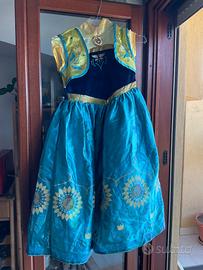 Vestito carnevale Anna di Frozen