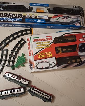 Set treni elettrici con piste