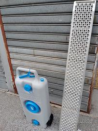 roll tank+rampa per garage camper