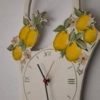 Orologio da cucina cesta di limoni