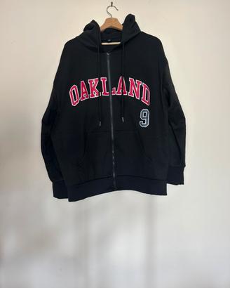 Felpa con zip e senza