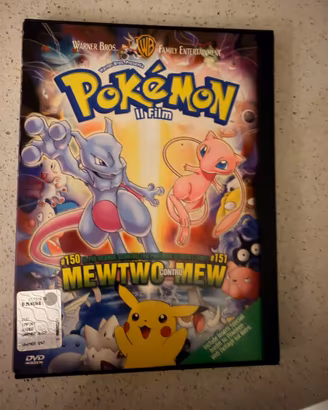DVD Pokémon II Film - Mewtwo contro Mew