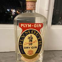 Plymouth Plym-Gin Dry Gin - bottiglia vintage
