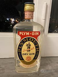 Plymouth Plym-Gin Dry Gin - bottiglia vintage
