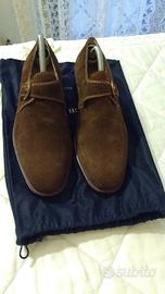 Scarpa uomo elegante in vera pelle scamosciata