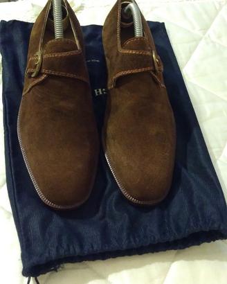 Scarpa uomo elegante in vera pelle scamosciata