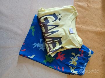 completo maglietta pantaloncino ragazzo 