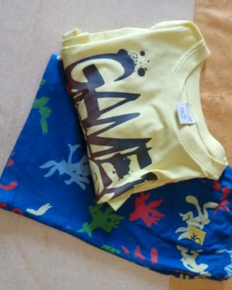 completo maglietta pantaloncino ragazzo 