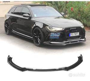 SPOILER LIP AUDI A6 19-24 NERO LUCIDO