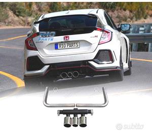 TERMINALE SCARICO POSTERIORE HONDA CIVIC 16- LOOK 