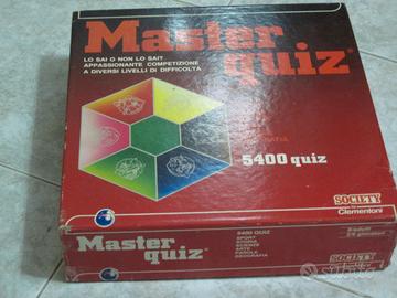 Master quiz gioco da tavolo 1° serie
