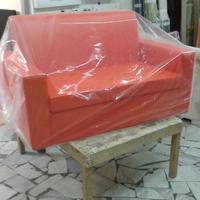 Divano arancio, divanetto made in italy