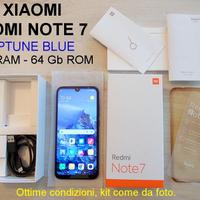 XIAOMI REDMI NOTE 7 BLU 64 Gb Smartphone Cellulare