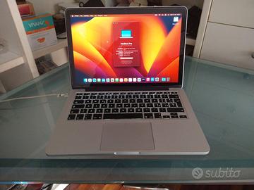 Macbook Pro 13 2015 i5 2.9 Ghz 8/128 MacOS Ventura