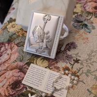 Piccolo rosario laminato argento 