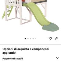 Casetta con scivolo
