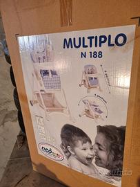 SEGGIOLONE + LETTINO LEGNO e PORTATILE