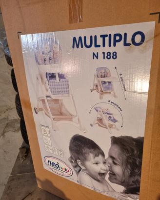 SEGGIOLONE + LETTINO LEGNO e PORTATILE