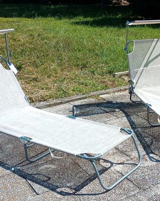 lettini da spiaggia o giardino