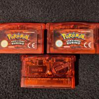 Pokemon rubino Nintendo gameboy advance gba