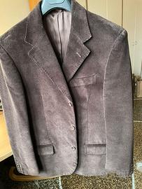 Giacca in velluto marrone