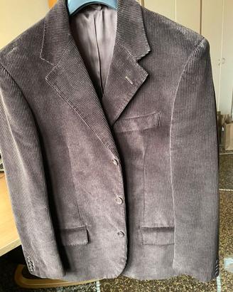 Giacca in velluto marrone