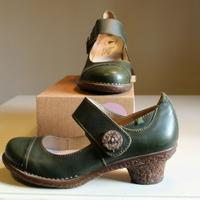 El Naturalista scarpe con tacco verdi tg 40