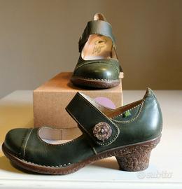 El Naturalista scarpe con tacco verdi tg 40